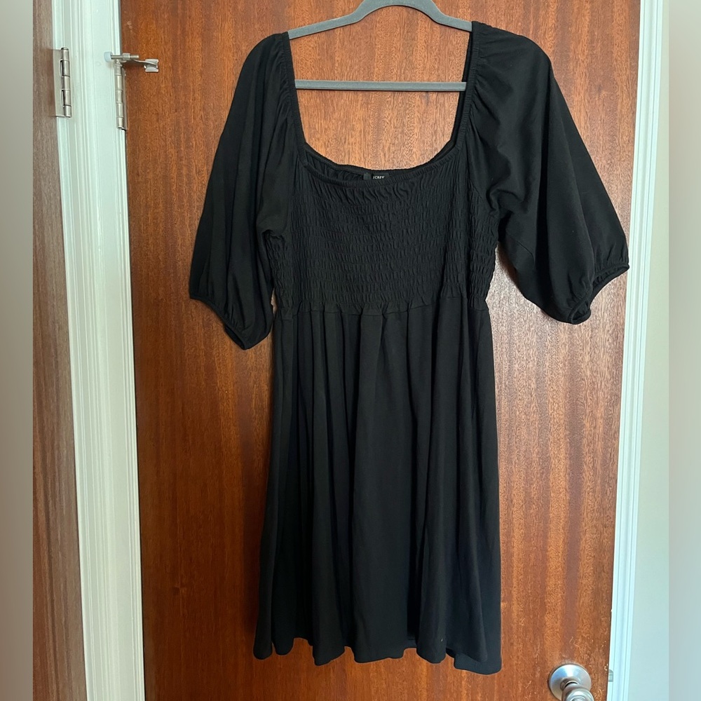 NWOT JCREW cotton smocked dress.